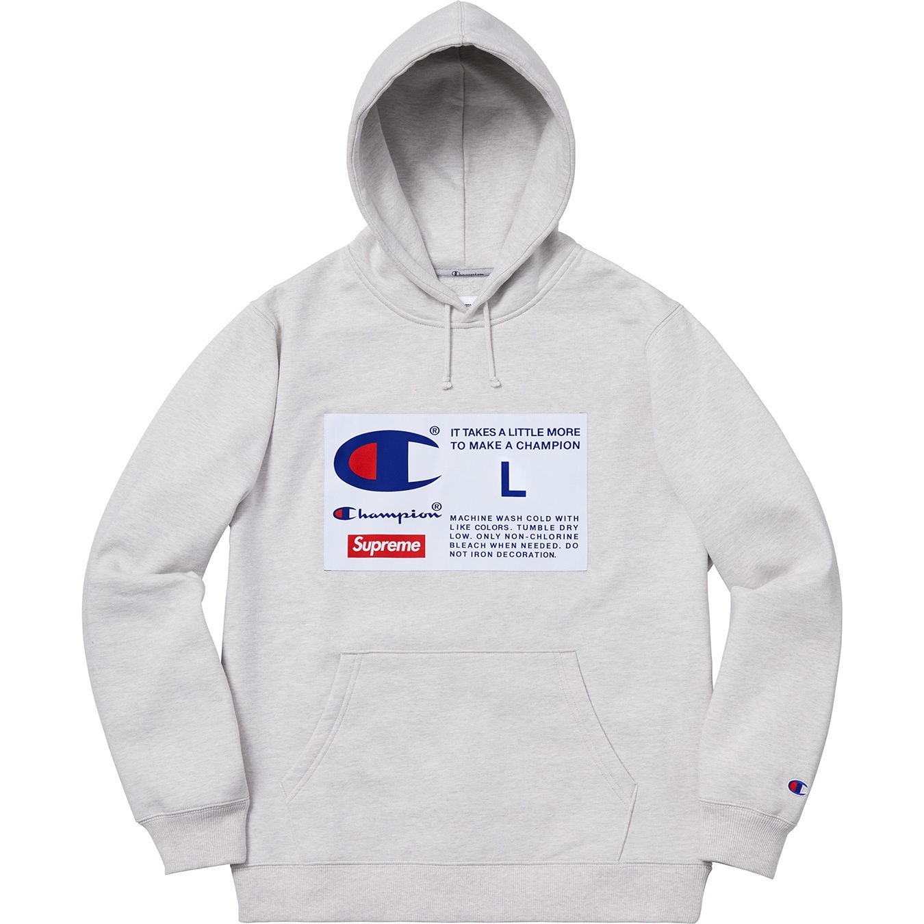 Supreme®/Champion® Label Hooded Sweatshirt view 7